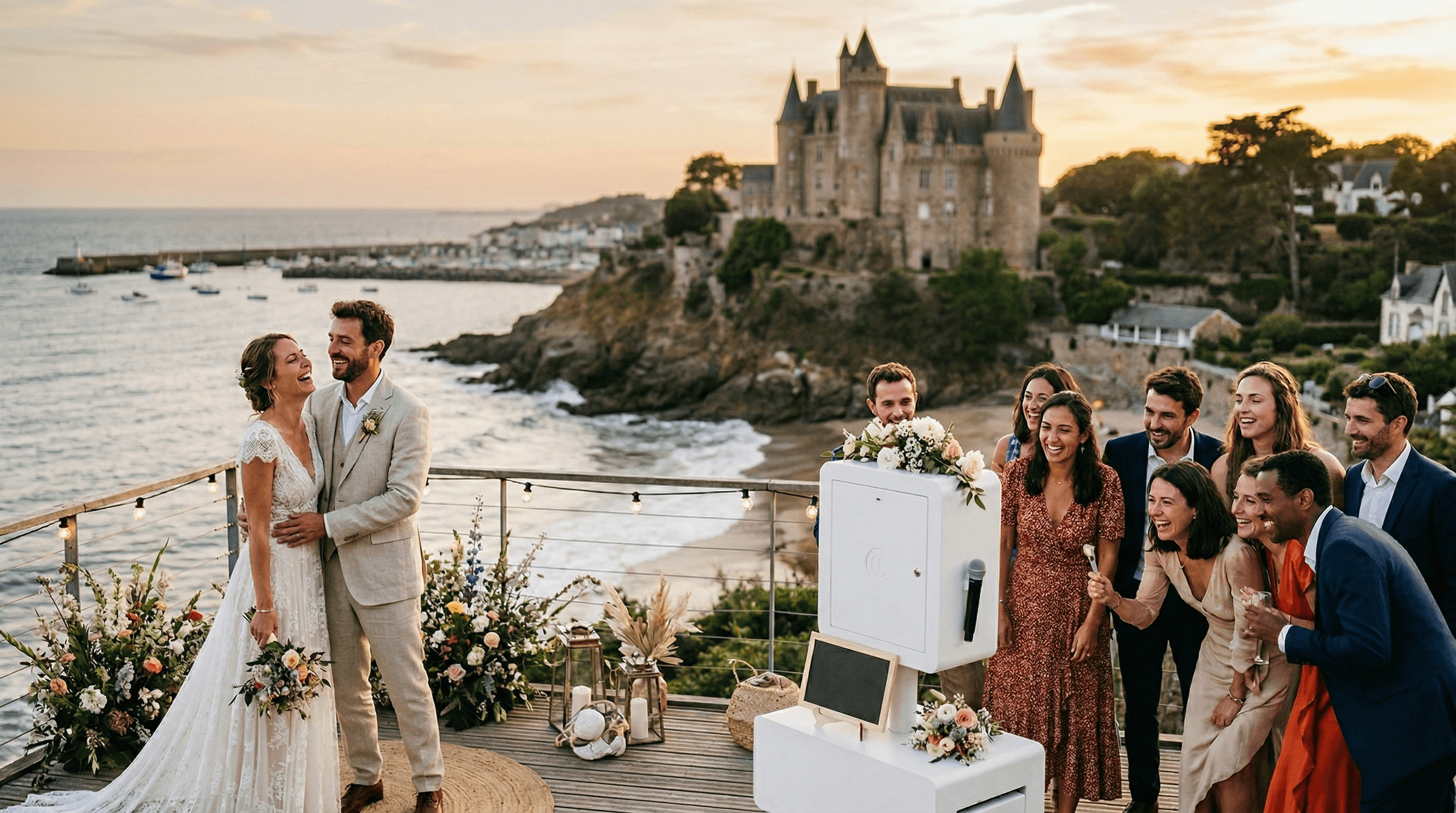 Animation mariage à Pornic & Côte de Jade : le guide des lieux et des souvenirs