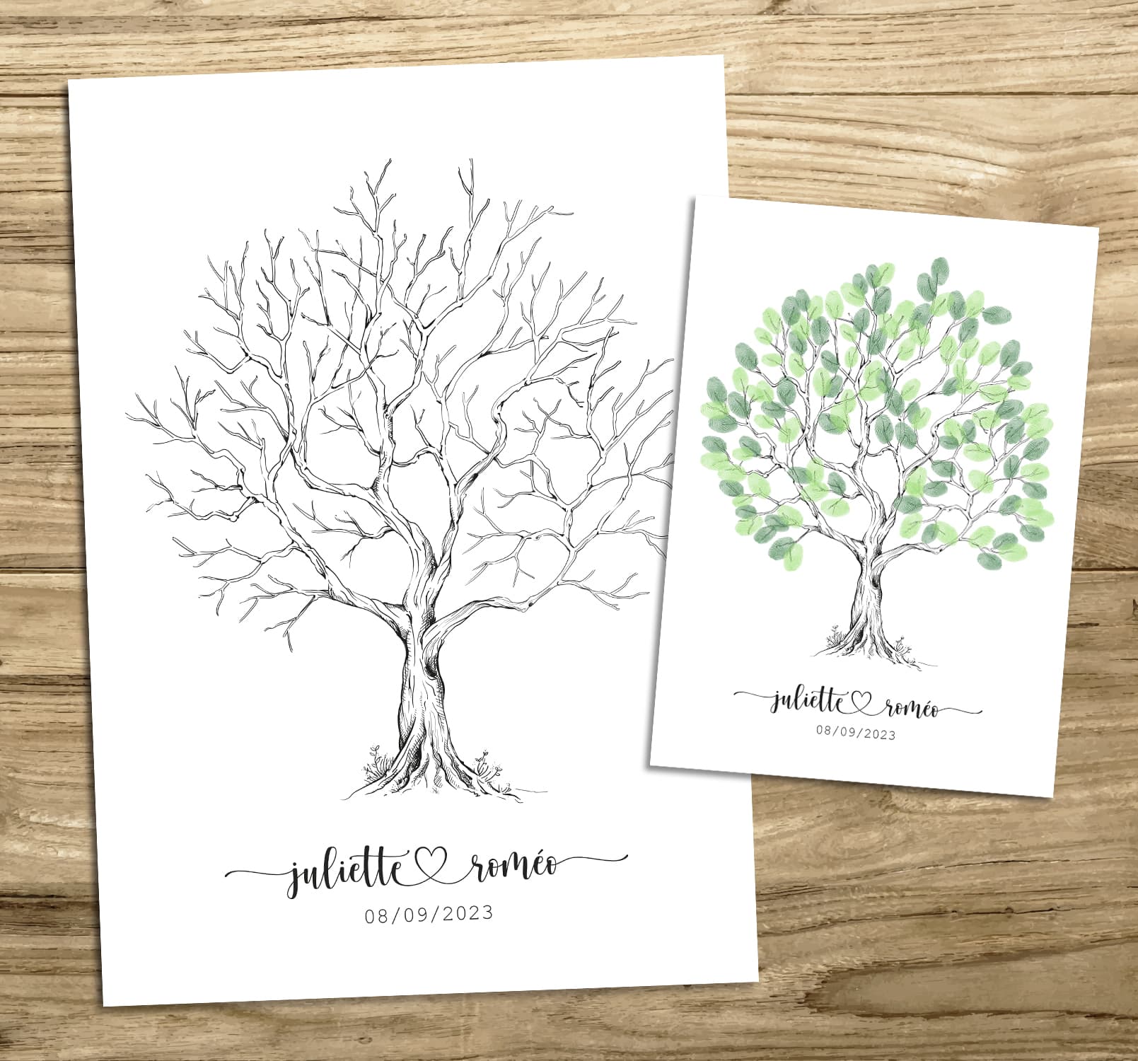 L’arbre à empreintes : le souvenir participatif de votre mariage