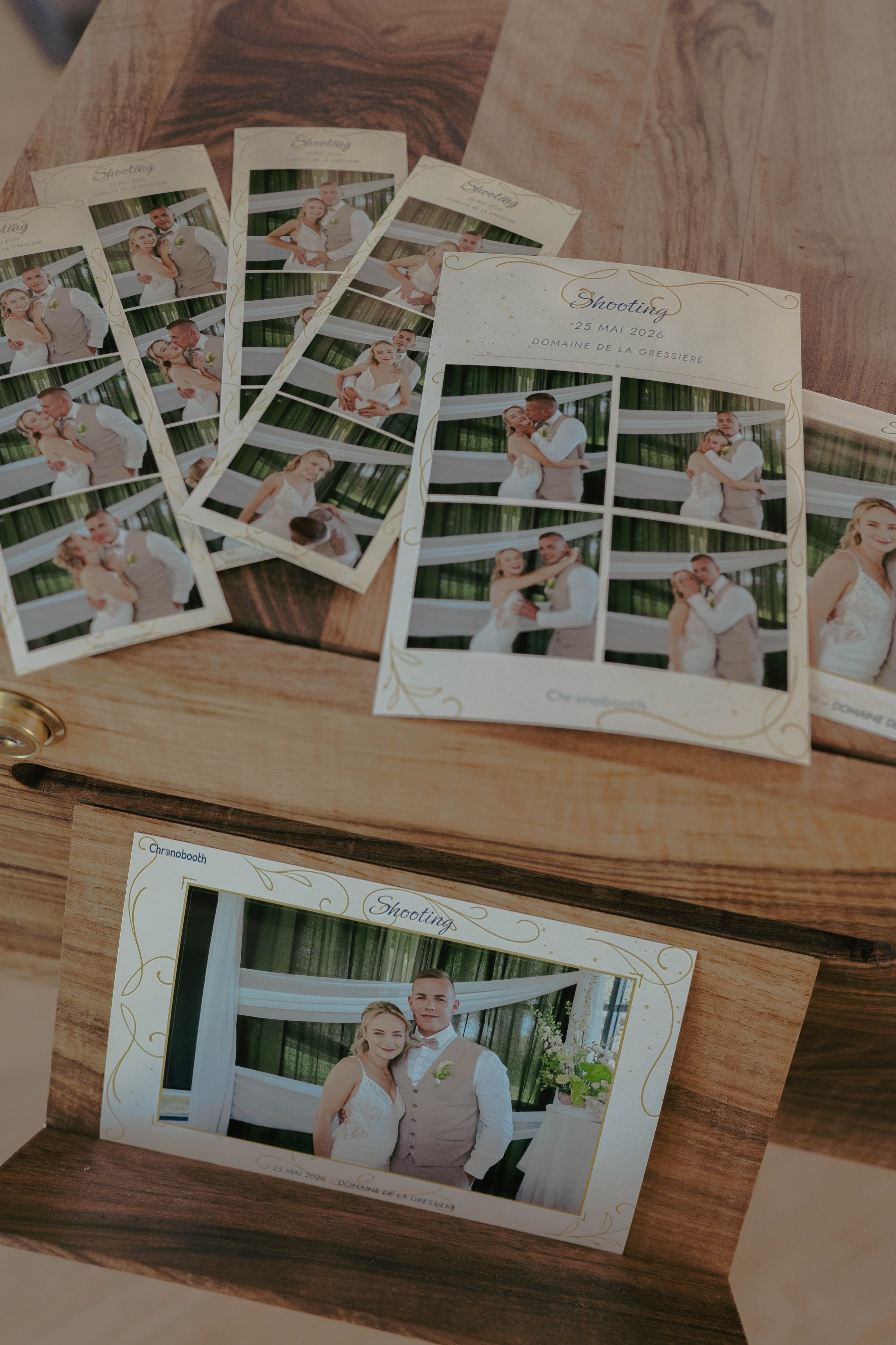Studio photobooth Instant lors d'un mariage en Loire-Atlantique