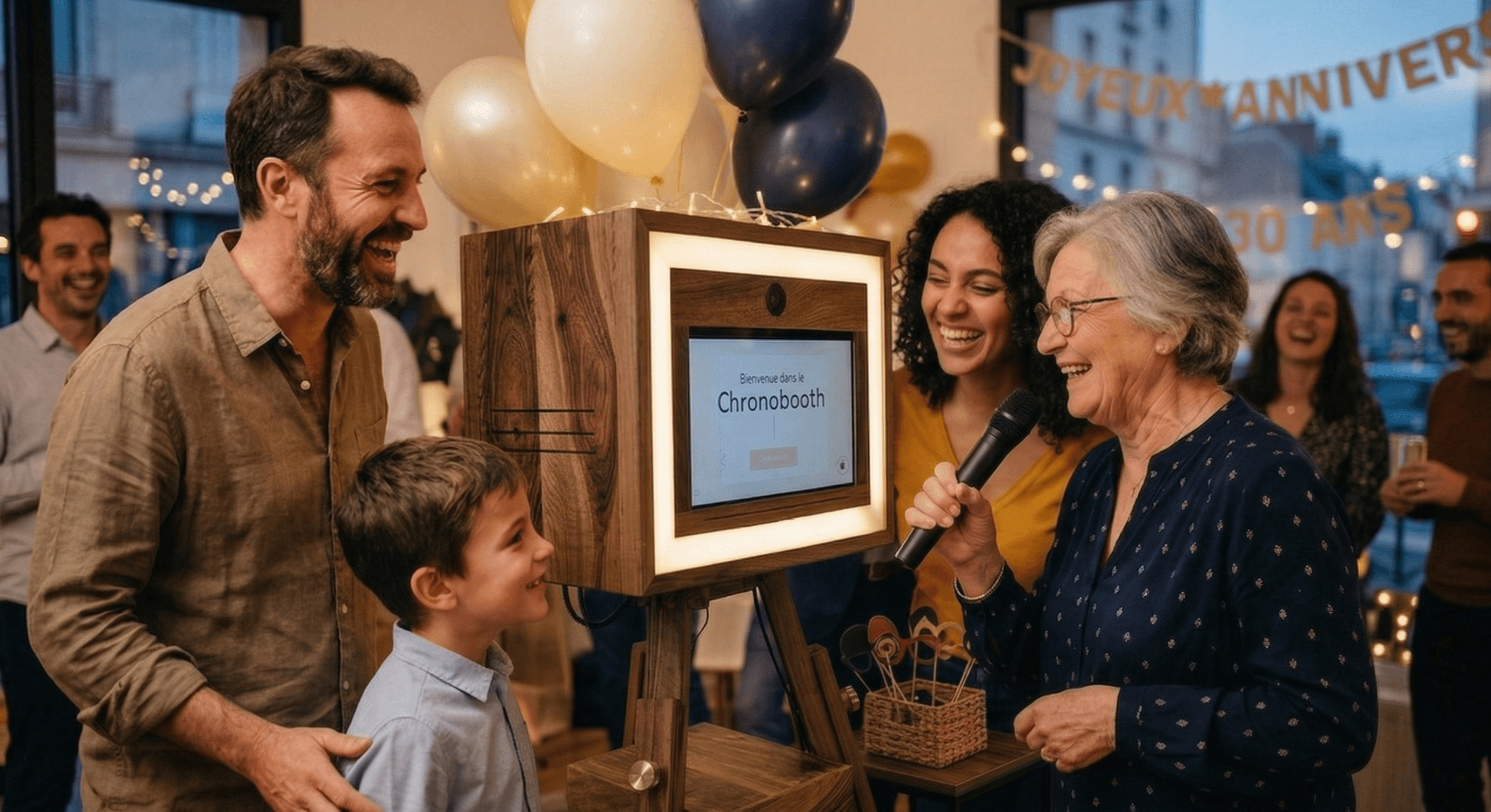 Borne vidéo Confessionnal Chronobooth à Nantes