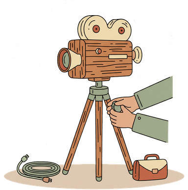 Installation de la borne Chronobooth le jour J